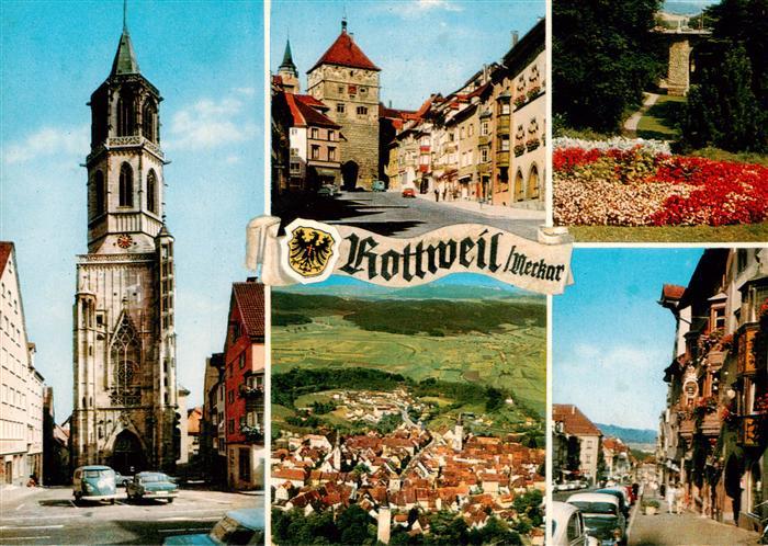 Rottweil Neckar Motive Stadtzentrum Kirche Stadttor Park Luftaufnahme