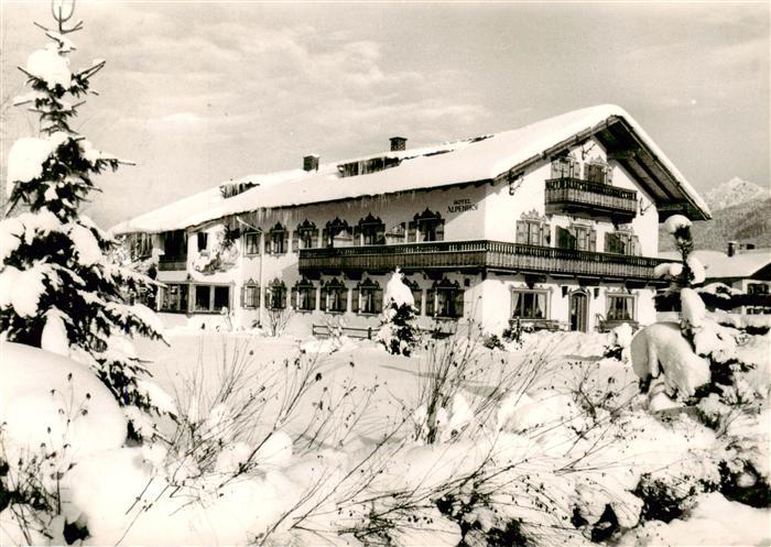 Kruen Garmisch-Partenkirchen Hotel Pension Alpenhof Winterzauber