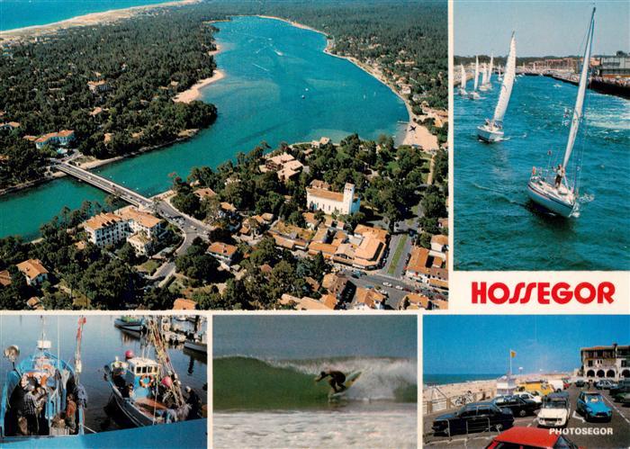 Hossegor Soorts-Hossegor 40 Landes Vue générale aérienne Port Surf Plage