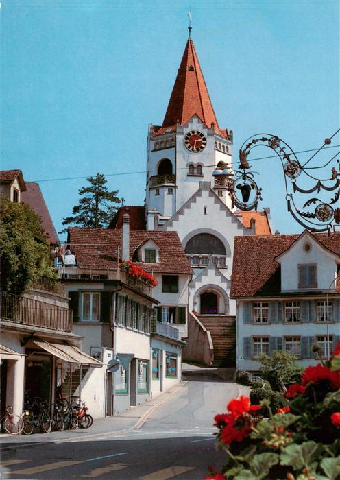 Weinfelden TG Ortszentrum Blick zur Kirche