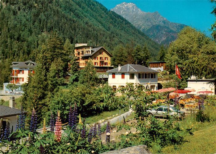 Champex Lac VS Ansicht mit Blick gegen Clochers d'Arpettaz