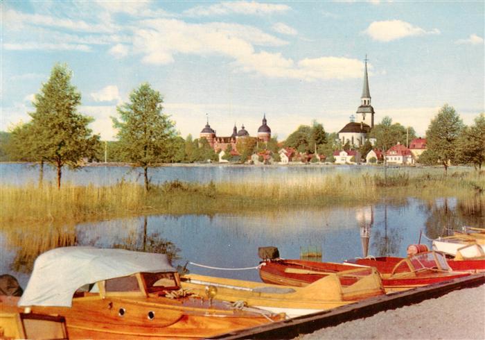 Mariefred Sweden Kyrkan och Gripsholms Slott