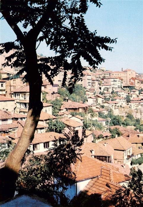Veliko Tirnovo Weliko Tarnowo BG Blick ueber die Stadt