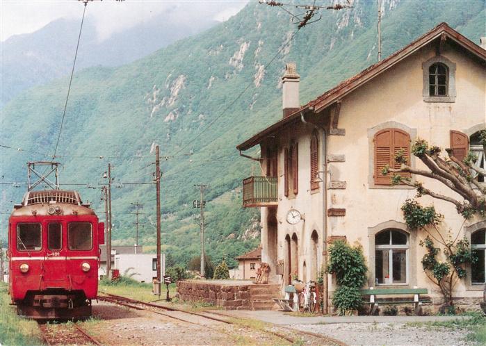 San Vittore GR Motrice BDe 4/4 no. 491 Eisenbahn