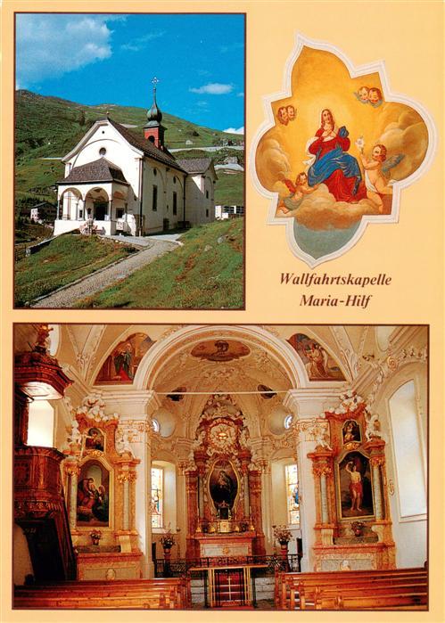 Andermatt UR Wallfahrtskapelle Maria-Hilf Innenansicht