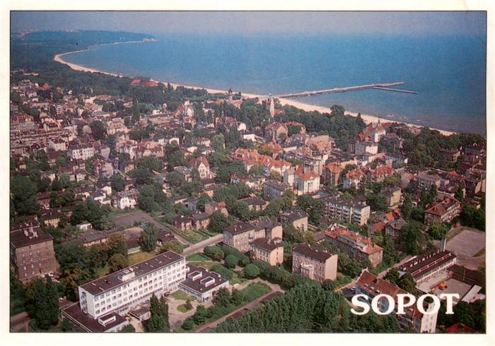 Sopot Zoppot PL Fliegeraufnahme