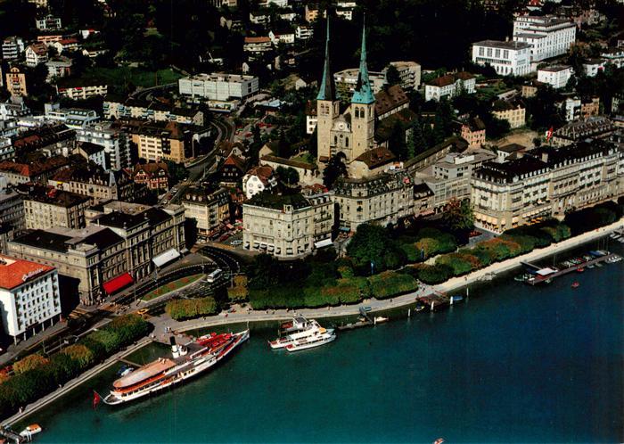 Luzern  LU Hofkirche Schiffsrestaurant Wilhelm Tell