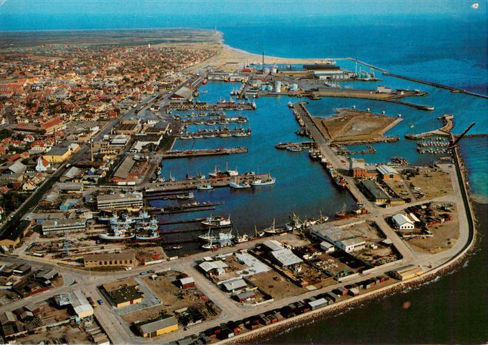 Skagen DK Havn set fra luften Hafen