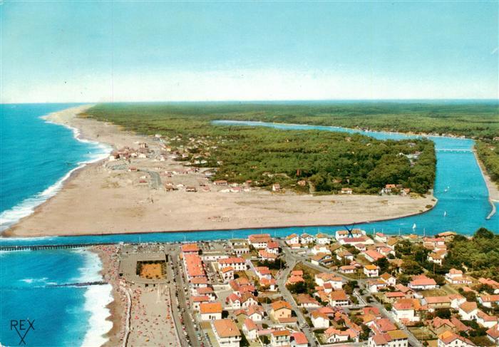 Hossegor Soorts-Hossegor 40 Landes Canal Marin et le Lac vue aérienne