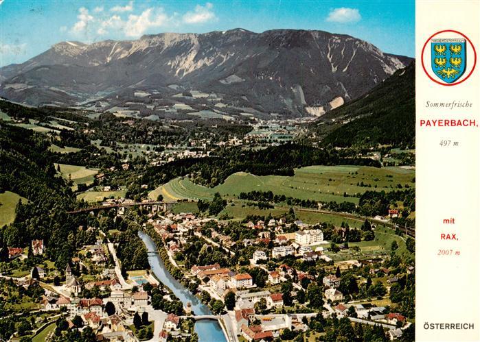 Payerbach Niederoesterreich AT Sommerfrische Erholungsort Blick gegen Rax