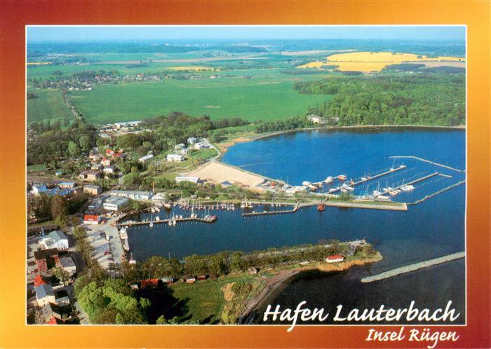 Lauterbach Ruegen Hafen mit Yachthafen Im Jaich
