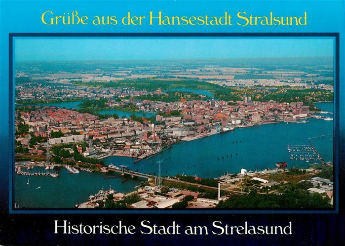 Stralsund Panorama historische Stadt am Strelasund