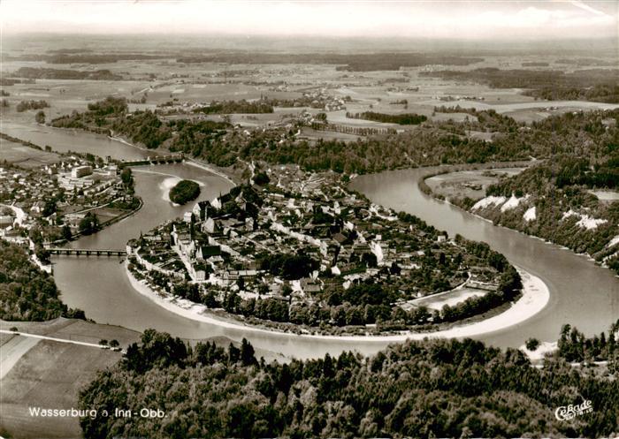 Wasserburg Inn Fliegeraufnahme