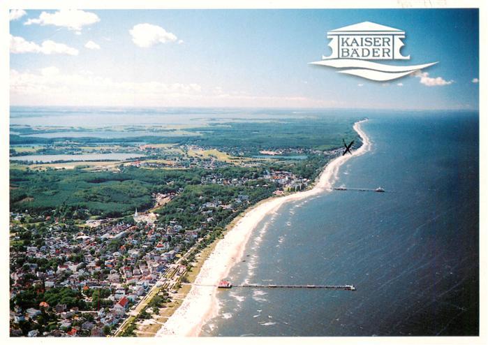 Usedom Mecklenburg-Vorpommern Kaiserbaeder Kuestenpanorama