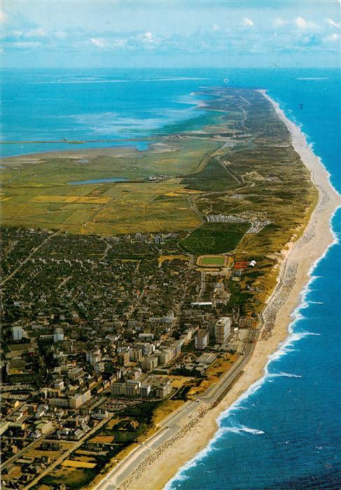 Westerland Sylt und suedlicher Teil der Insel