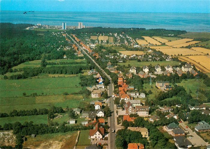 Sahlenburg Cuxhaven Panorama Blick Richtung Strand