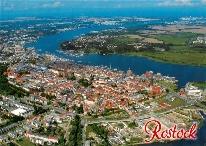 ROSTOCK  CITY Stadtpanorama Hansestadt