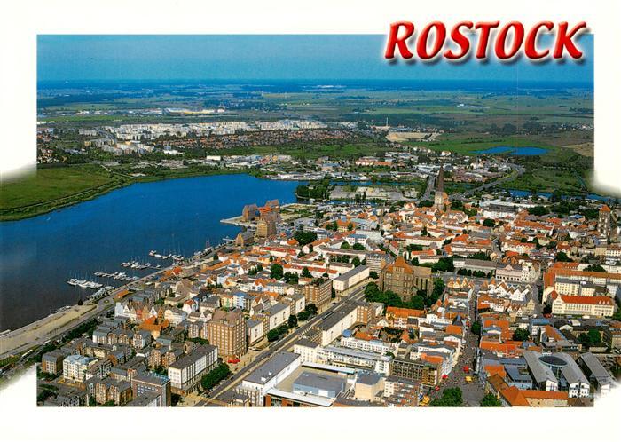 ROSTOCK  CITY Stadtpanorama Hansestadt
