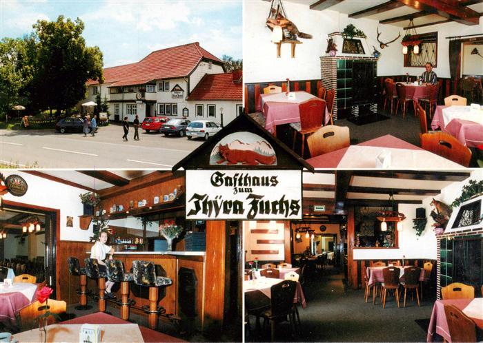 Uftrungen Suedharz Gasthaus Zum Thyra-Fuchs Gastraum