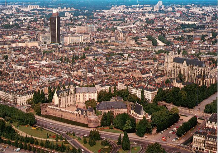 Nantes 44 Vue aérienne Château des Ducs de Bretag