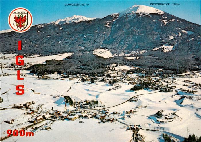 Igls Tirol AT Austragungsort der IX. und XII. Olympischen Winterspiele Skigebiet
