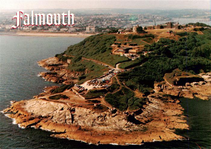 Falmouth Cornwall UK Fliegeraufnahme