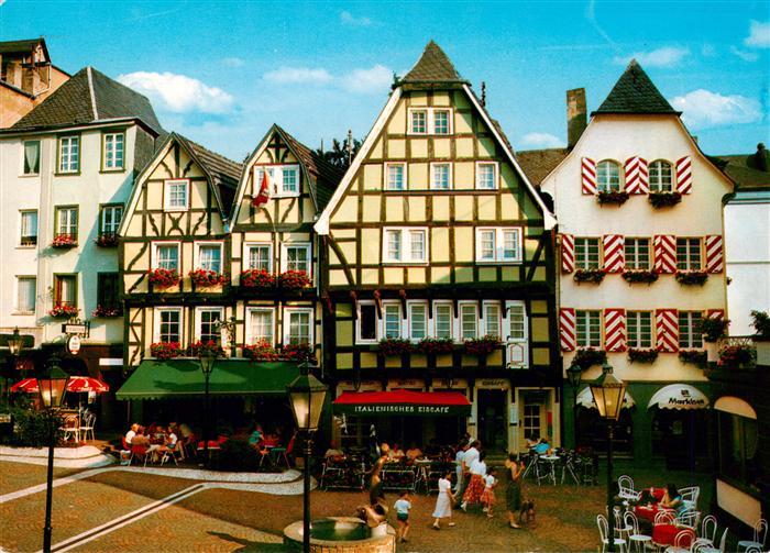 Linz Rhein Fachwerkhaeuser am Burgplatz