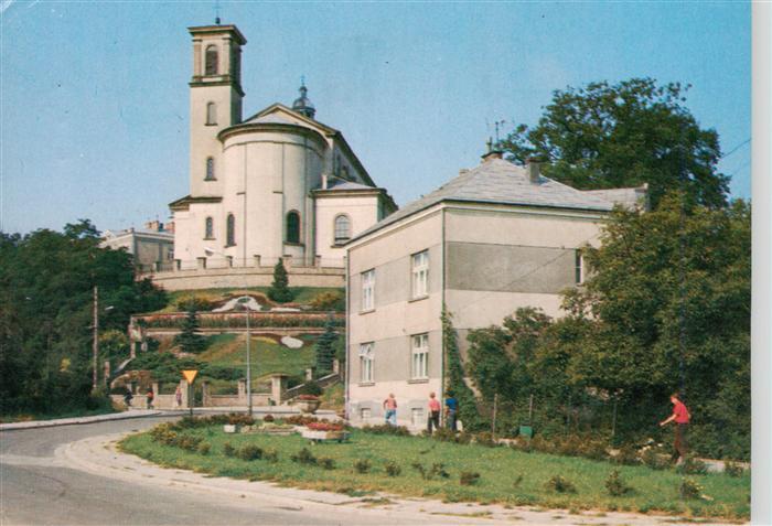 Gorlice Fragment miasta z kosciol