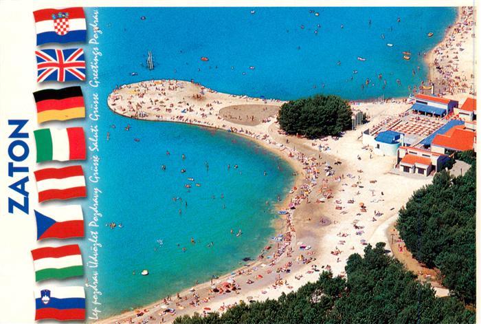 Zaton Croatia Fliegeraufnahme