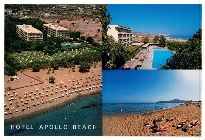 Faliraki Rhodos Greece Hotel Apollo Beach Pool Strand