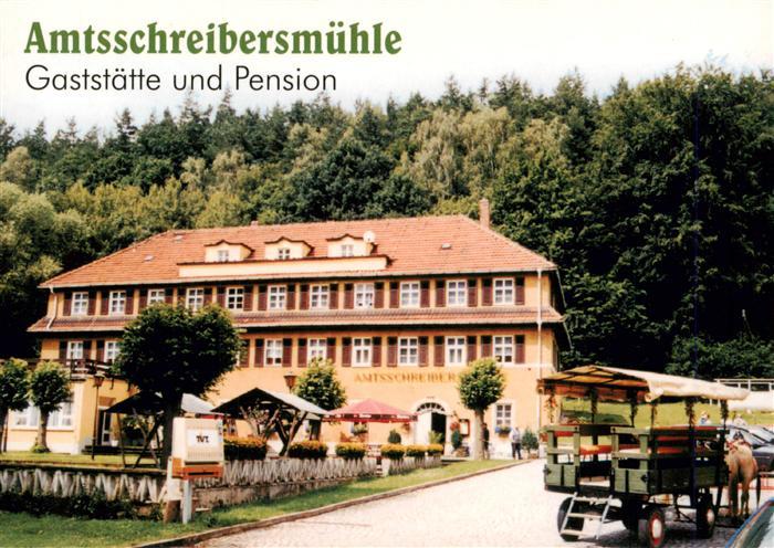 Eisenberg  Thueringen Amtsschreibermuehle Gaststaette und Pension