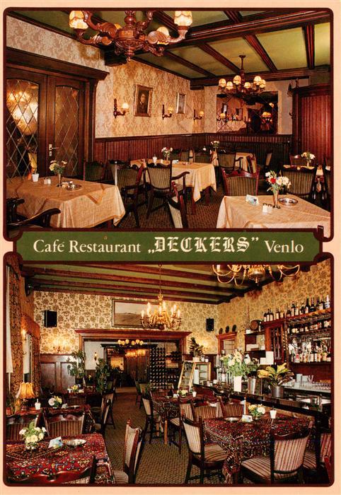Venlo NL Cafe Restaurant Deckers Gastraeume