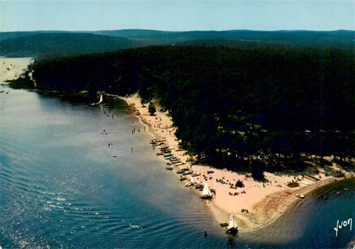 Lacanau 33 Gironde Le Camping du Tedey sur le Lac Vue aerienne