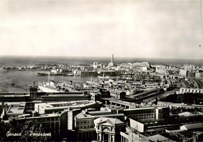 Genova Genua Liguria IT Panorama