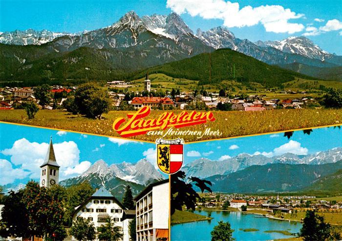Saalfelden Steinernes Meer AT Kirche Panorama