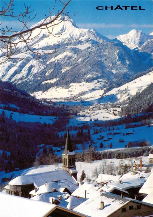 Chatel 74 Haute-Savoie Village Savoyard des Portes du Soleil Mont Chaufle Au loi