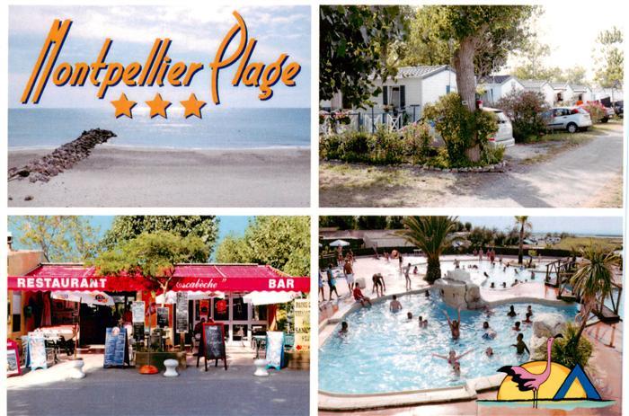 Montpellier Herault Strand Bungalows Restaurant Pool