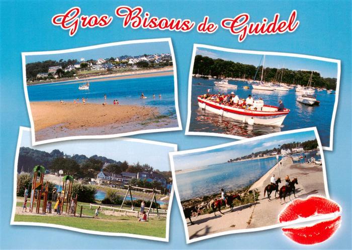Guidel 56 Morbihan L’embouchure de la Laita le passeur sur le fleuve detente au