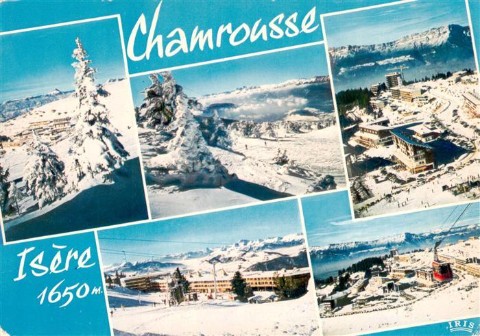 Chamrousse 38 Isere La station et Roche Beranger Vue aerienne
