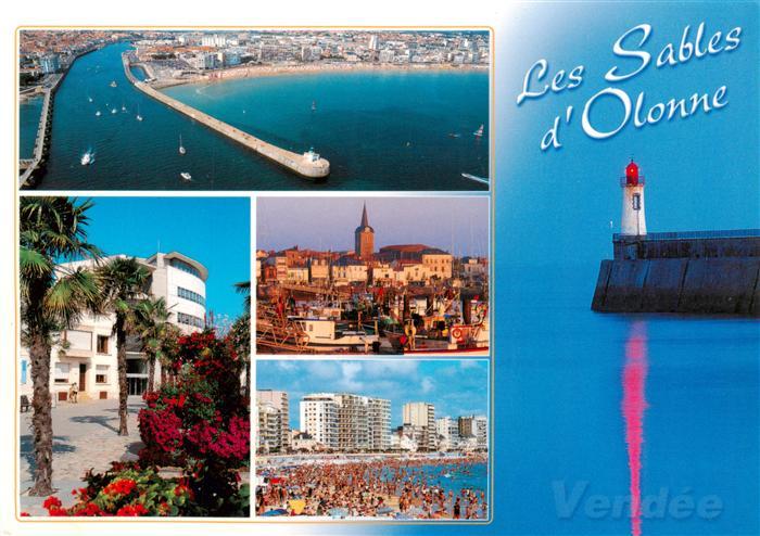 Les Sables-d Olonne 85 L’entree du chenal la ville fleurie le quartier de La Cha