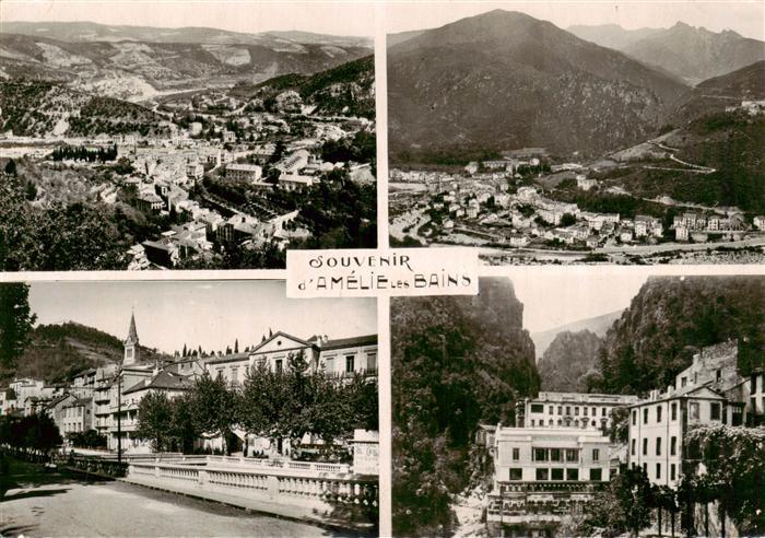 Amelie-les-Bains-Palalda 66 Vue d’ensemble aerienne