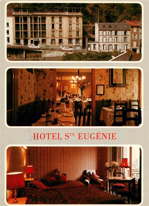 Royat 63-les-Bains Hotel Ste Eugenie Gastraum Zimmer