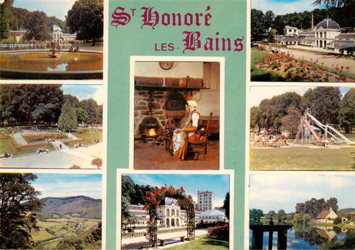 Saint-Honore-les-Bains Le bassin Le Jardin Le Mont Beuvray Morvandelle au Rouet