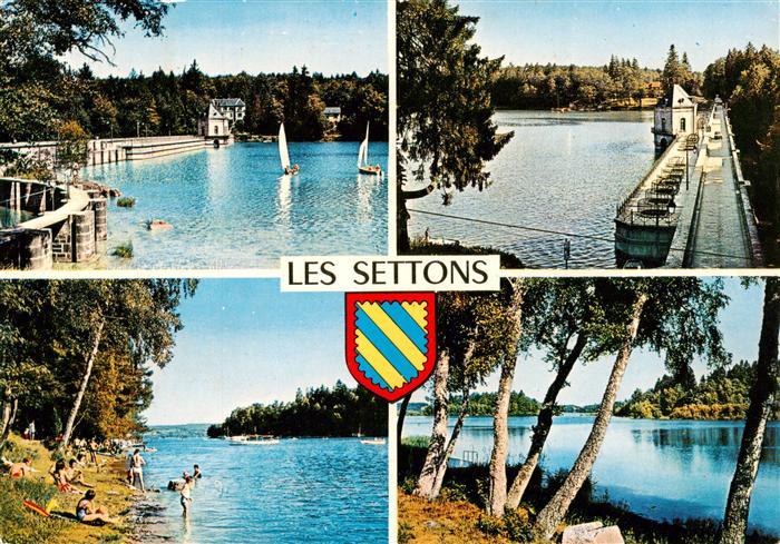 Les Settons 58 Lac des Settons Vue partielles