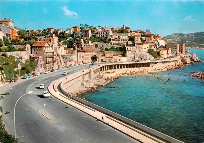 Marseille 13 Promenade de la Corniche Plage du prophete
