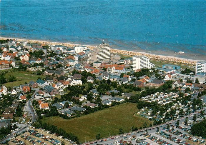 Duhnen Cuxhaven Fliegeraufnahme