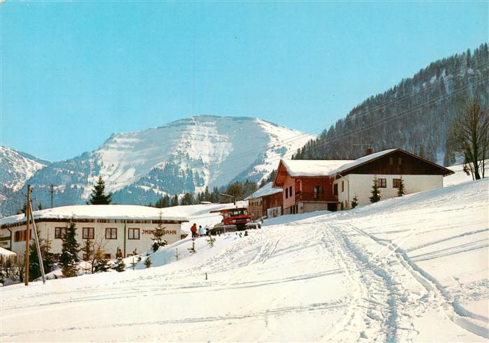 Steibis Oberstaufen Imbergbahn Wintersportplatz Allgaeuer Alpen
