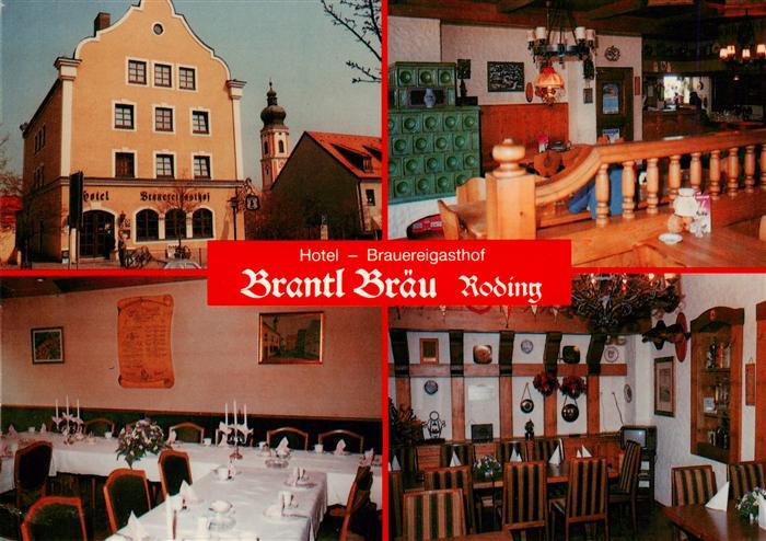 Roding  Regen Bayern Hotel Brauereigasthof Brantl Braeu Restaurant