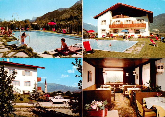 Lana Meran Pension Burgleiten Hof Swimming Pool Restaurant