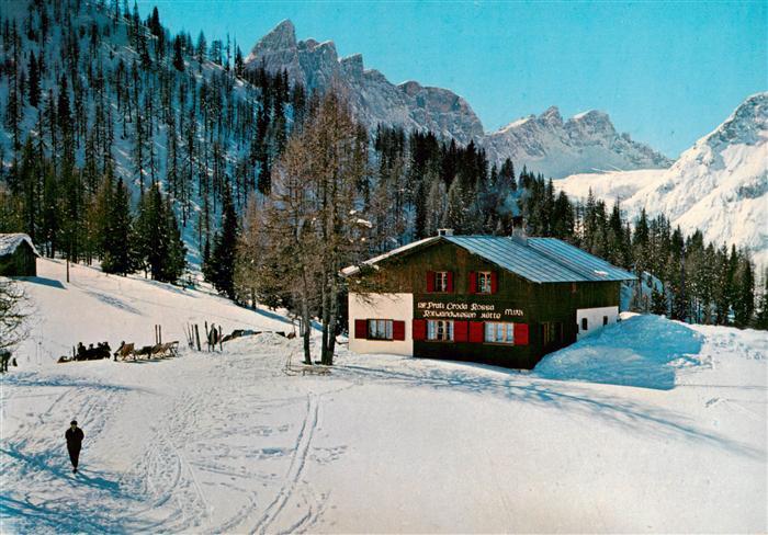 Sexten Sesto Suedtirol IT Rifugio Prati di Croda Rossa Rotwandwiesen Huette Dolo